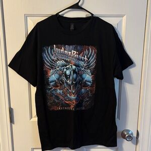 Black Judas Priest / Alice Cooper Concert tshirt size Large